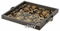 Premium Wooden Serving Tray Set of 3 for Home and Office