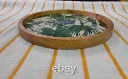 Rama Glosy Designer Mango Wooden Round serving Tray