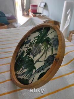 Rama Glosy Designer Mango Wooden Round serving Tray