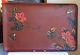 Rare Antique/Vintage Japanese Ryukyu Lacquer Serving Tray Large Lacquered Wood