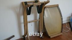 Rare Vintage Art Deco 40's 50's Liquor bar cocktail serving cart and tray
