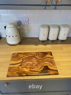 Rose Gold Chopping board wood Charcuterie Epoxy Resin Serving Tray