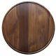 Round Wood Cutting Board, Walnut Cheese Serving Tray and Charcuterie Platter