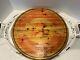 Rustic Farm House Barrel Top Lazy Susan Cheese Food Serving Charcuterie Tray