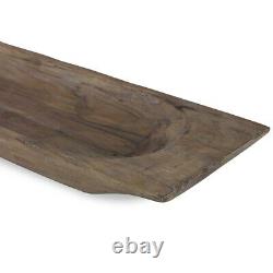 Rustic Reclaimed Wood Reproduction Dough Tray XXL 30 Bowl Uttermost 18950