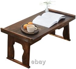SINOBEST Bed Laptop Desk with Foldable Legs, Breakfast in Bed Serving Tray Table