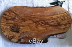 Serving Tray Made of Olive Wood Cutting Board Breakfast approx. 90 cm long