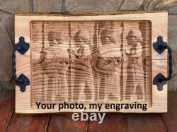 Serving Tray Personalized Gift Wooden Traywooden Coffee Table
