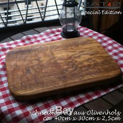 Serving Tray Serving Plate Chopping Board Carving Board Olive Wood Wood 60cm
