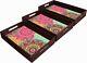 Set of 3 Wood Trays in Different Sizes Home Decor & Kitchen Use Serving Tray T2