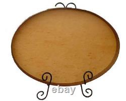 Shaker Serving Tray #12 with Walnut Band and Birdseye Maple Bottom, Lacquer Fini