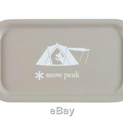 Snow Peak Bearbrick Wood Serving Tray 24×14cm from Japan Free Shipping