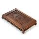 Solid wood tea tray on sales Wenge wood tea table with drawer drainage trays new