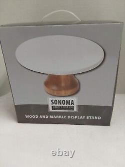 Sonoma Limited Edition Wood And Marble Serving Platters, Stand & Tier Trays