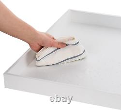 Square Large Ottoman Tray Modern Extra Large White Serving Decorative Trays wit