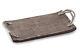 Star Home Weathered Wood Handled Rectangular Serving Tray