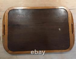 Stunning Quality Rare Wood Serving Tray Inlaid Hand Made Artisan Cabinet Maker