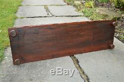Superb antique colonial mahogany gallery butlers tray circa. 1890 serving tray