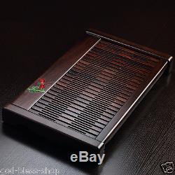 Tea table solid wood tea tray ebony/rosewood teaboard drainage tea drawer trays