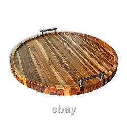 Teak Wood Charcuterie Serving Tray Cheese Board Food Grade MADE TO ORDER