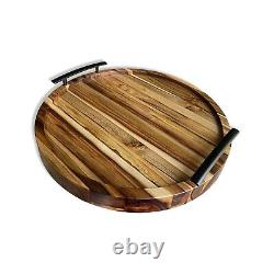 Teak Wood Charcuterie Serving Tray Cheese Board Food Grade MADE TO ORDER