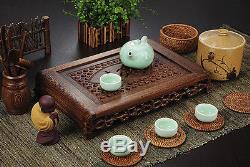 Teatray wenge wood tea table Rosewood tea table solid wood water holder layers