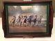 Thundering Home @ Keeneland by James L Crow Decorative Art Wood Tray