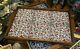 Traditional Palestinian Hand Painted Tray Colored Ceramic & Olive Wood 4833 cm