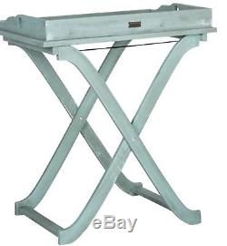 Tray Table Outdoor Breakfast Serving Portable Weather Resistant Removable New