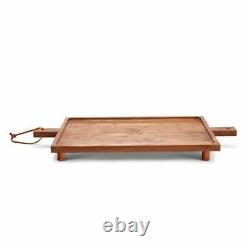 Two's Company Gatherings Footed Serving Tray with Handles