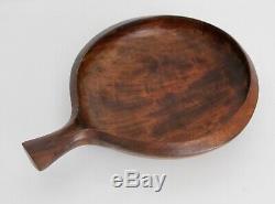 Umanoff Raymor Vtg Mid Century Modern Taverneau Wood Serving Bowl Vessel Tray