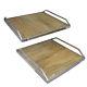 Union Rustic 2 Piece Square Serving Tray Set