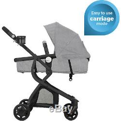 Urbini Omni Plus 3 in 1 Baby Infant Travel System Stroller Rear Face Car Seat