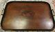 Very Rare Robertson & Colmans Norwich Marquetry Wooden serving Tray Brass Handle