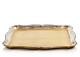Vietri G10144 Gold/Silver Florentine Rectangle Wood Tray 17.5x14 in