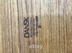 Vintage Dansk Mid Century Teak Wood Serving Tray International Design New In Box