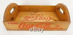 Vintage Gideon Anderson Coca-Cola Wood Serving Tray