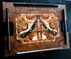 Vintage Handmade & Hand Painted Faux Burl Wood Rosemaled Serving Tray