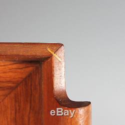 Vintage Inlaid Wood Serving Tray Bird/Quail