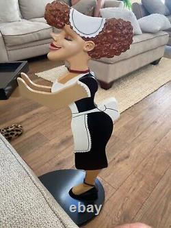 Vintage Millie the Maid with Tray Statue