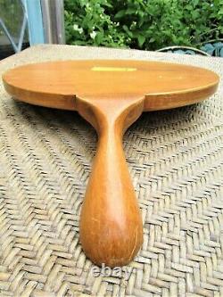 Vintage Shenandoah Community Workers Hand Made Divided Wooden Serving Tray Plate
