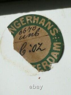 Vintage Tea or Serving Tray Jungerhans Rotterdam- Original Tags- Wood / Enamel