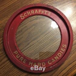Vintage/antique Schraffts Pure Hard Candy Serving/sample Tray