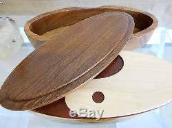Wonderful Jere Era 3exotic Wood Serving Pieces Cutting Board Tray