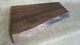 Walnut Charcuterie Cheese Bread Board Natural Live Edge Serving Tray Platter