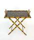 Wayborn Hand Painted Bamboo Serving Table Tray