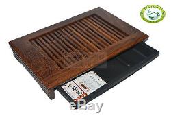 Wenge Wood Gongfu Tea Table QiFeng Serving Tray 13.4x9.45 or 34cm24cm