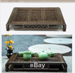 Wenge Wood Solid Gongfu Tea Table Serving Tray 20.47x12.6 / 5232cm