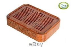 Wenge Wood Solid Gongfu Tea Table Serving Tray 27cm19cm