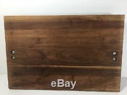 Wilton Armetale Wood Serving Tray Duck Handles Carving Cutting Board Bruce Fox